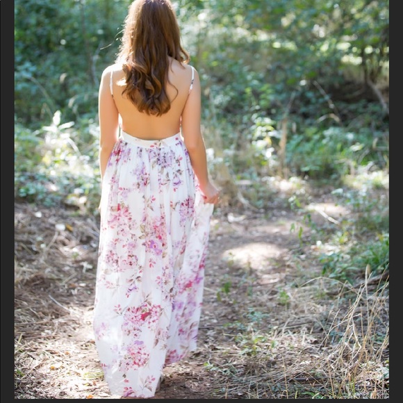Floral Maxi Dress - Picture 3 of 6